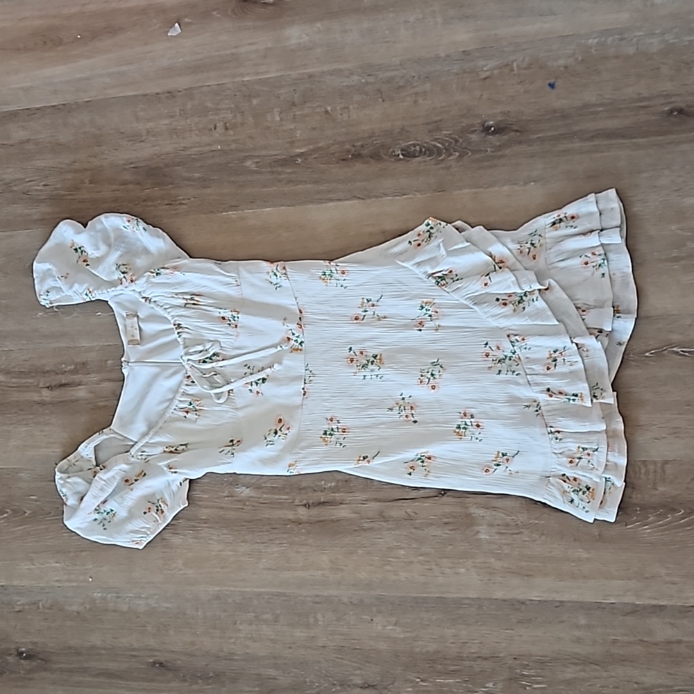 Altar'd State Cream Floral Dress